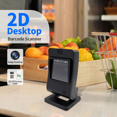 ODM Platform Barcode Scanner QR Code Desktop Bar Code Reader for Supermarket Store Auto Sense Data Matrix Reader