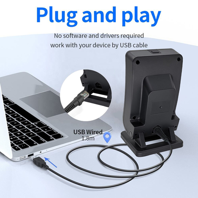 ODM Platform Barcode Scanner QR Code Desktop Bar Code Reader for Supermarket Store Auto Sense Data Matrix Reader