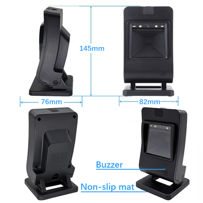 Desktop Barcode Scanner 1D 2D QR Code Automatic Scanning Can Be Customised Supermarket Price Wired Scanners