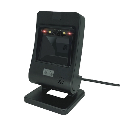 2D QR 1D Big Desktop Handsfree Barcode Scanner for POS Supermarket Retail