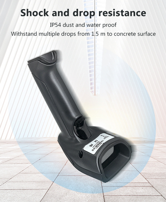 Handheld DS2278 Similar Cordless Screen 1D 2D  Barcode Scanner 1D Laser USB Barcode Scanner for Supermarket