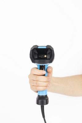 Long Range 2D Wired Barcode Scanner CMOS QR Code Reader IP68 Waterproof Design Scanning for Warehouse
