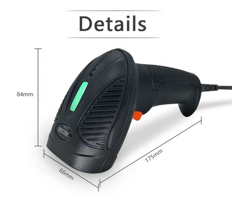 Portable Barcode Scanner 2D QR Bar Code Reader Wired Barcode Scanners for Android IOS Mobile Payment Escaner