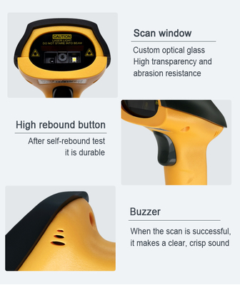 TICODE 2D Barcode Scanner Devices Wired Bar Code Reader Support Reading Screen 1D 2D QR Code