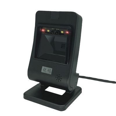 2D QR 1D Big Desktop Handsfree Barcode Scanner for POS Supermarket Retail