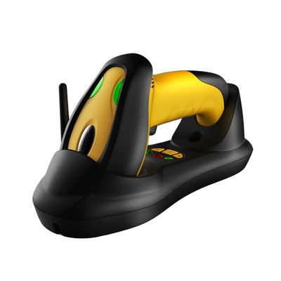 High Performance  400m Long Distance 2d Wireless Scanner Gun with Cradle for Pharmacy